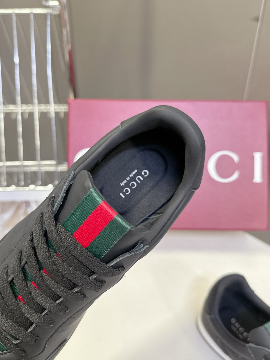 男装➕10 Gucci古驰Shift系列情侣款运动鞋系带休闲德训鞋超多明星网红种草 Gucci Shif