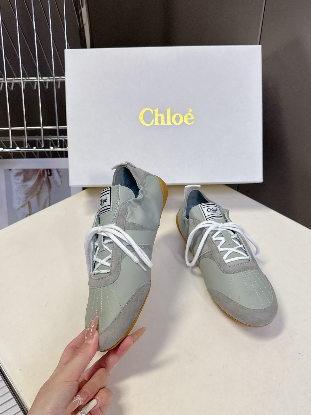 Chloe蔻依春夏最新款德训鞋休闲鞋薄底鞋超多明星网红种草 春夏不可缺少的搭配单品 超火的薄底设计 品牌