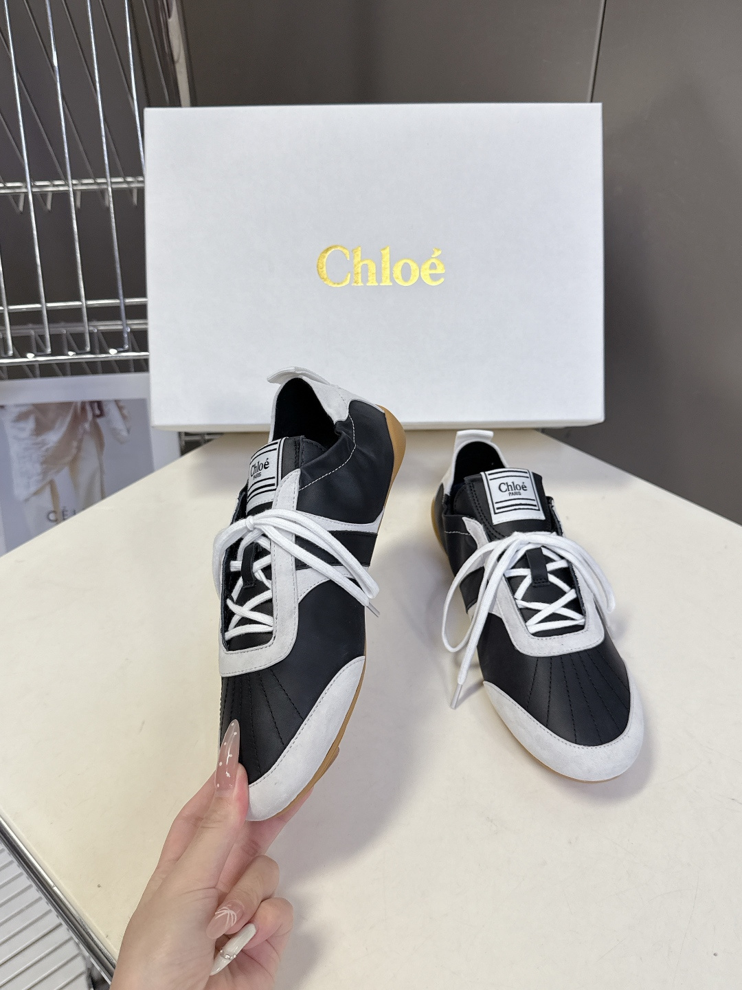 Chloe蔻依春夏最新款德训鞋休闲鞋薄底鞋超多明星网红种草 春夏不可缺少的搭配单品 超火的薄底设计 品牌