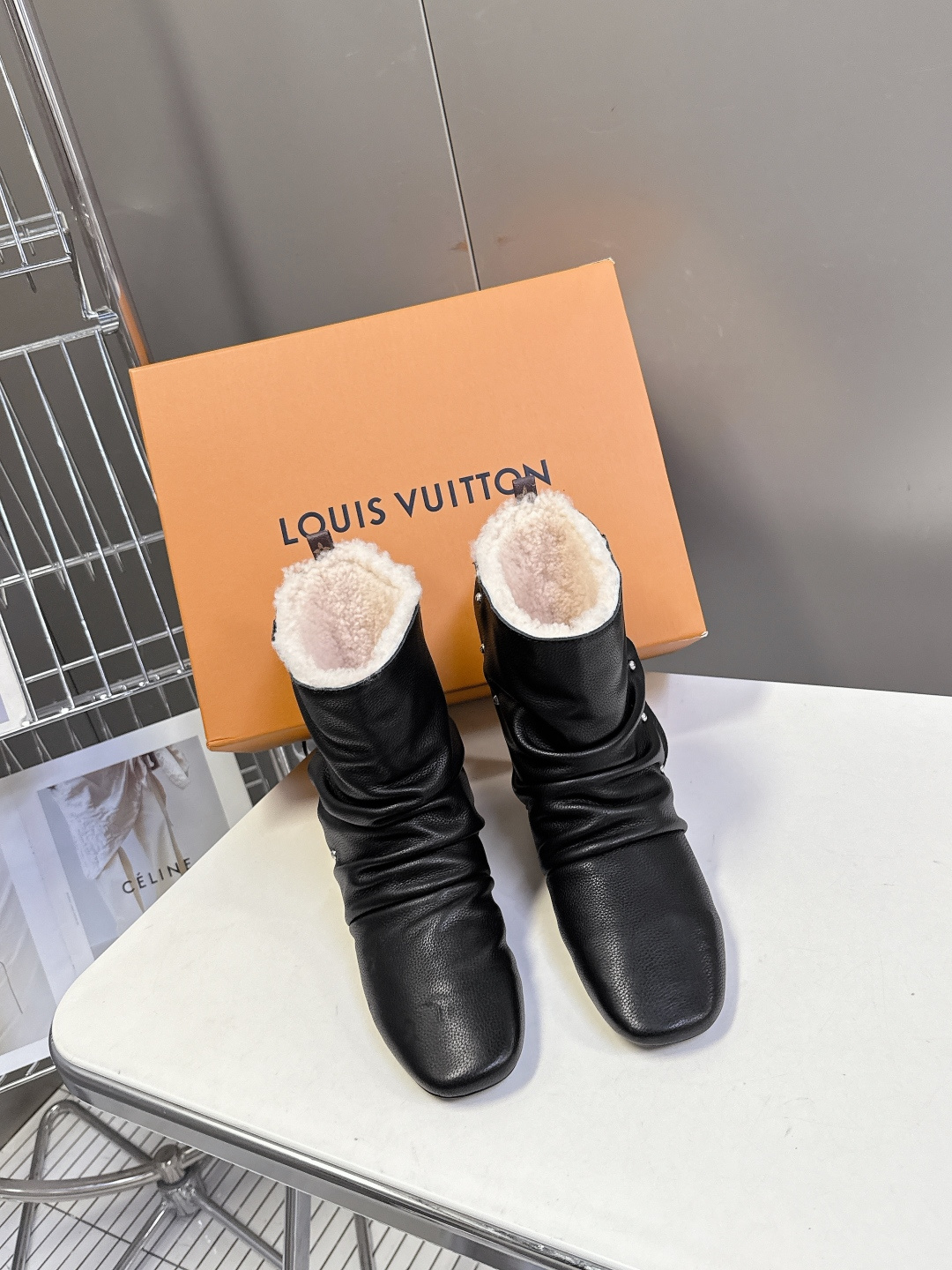 路易威登Louis Vuitton秋冬最新走秀款 堆堆靴 超多明星时尚博主种草 lv秀场出镜率最高的单品