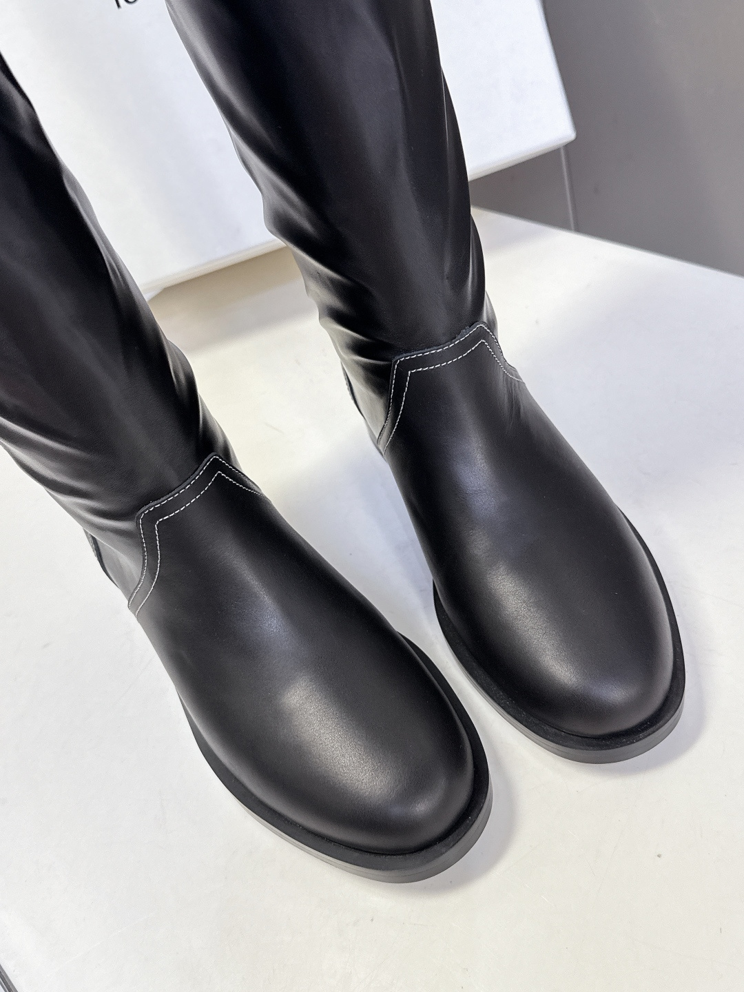 lost in echo2025秋冬新款复古西部牛仔堆堆靴 超多明星时尚博主种草 感受秋日与西部复古风的