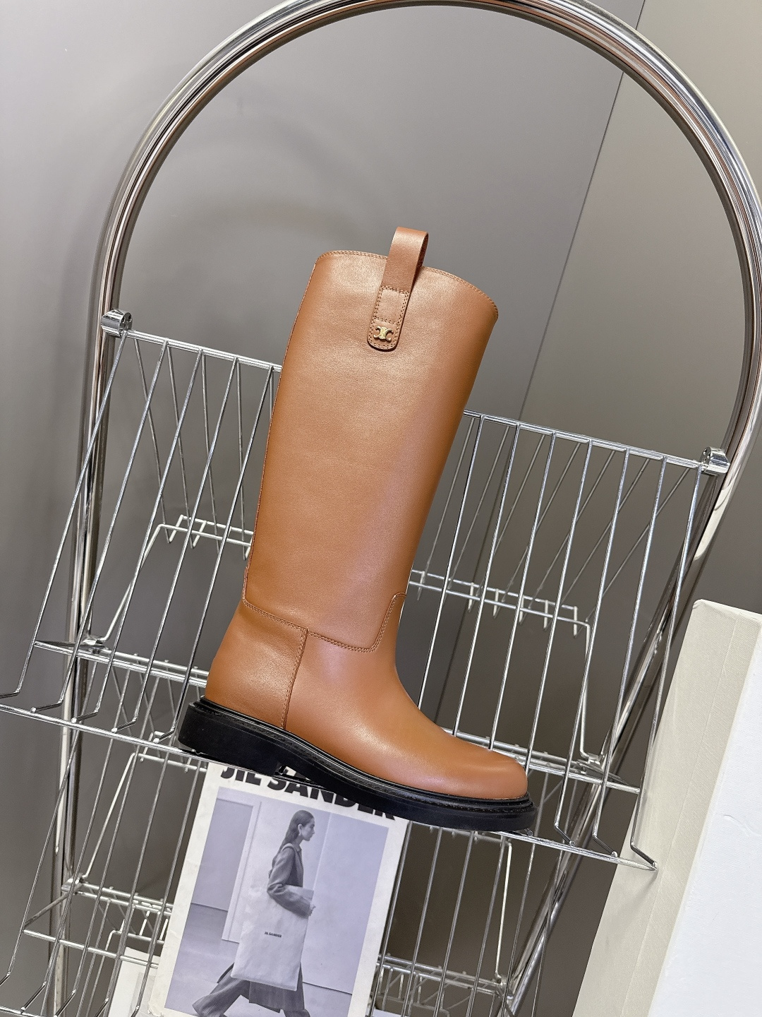 CELINE思琳2025秋冬专柜最新款骑士靴超多明星网红种草 时尚博主同款 早秋力推单品！复古欧美风格 