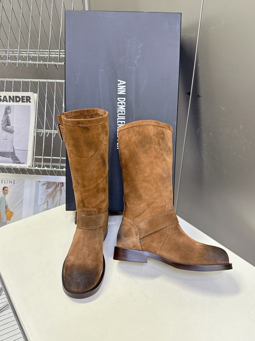 Ann Demeulemeester 秋冬最新款长靴 超多明星网红种草 原版一比一完美复刻 Ann 以悠