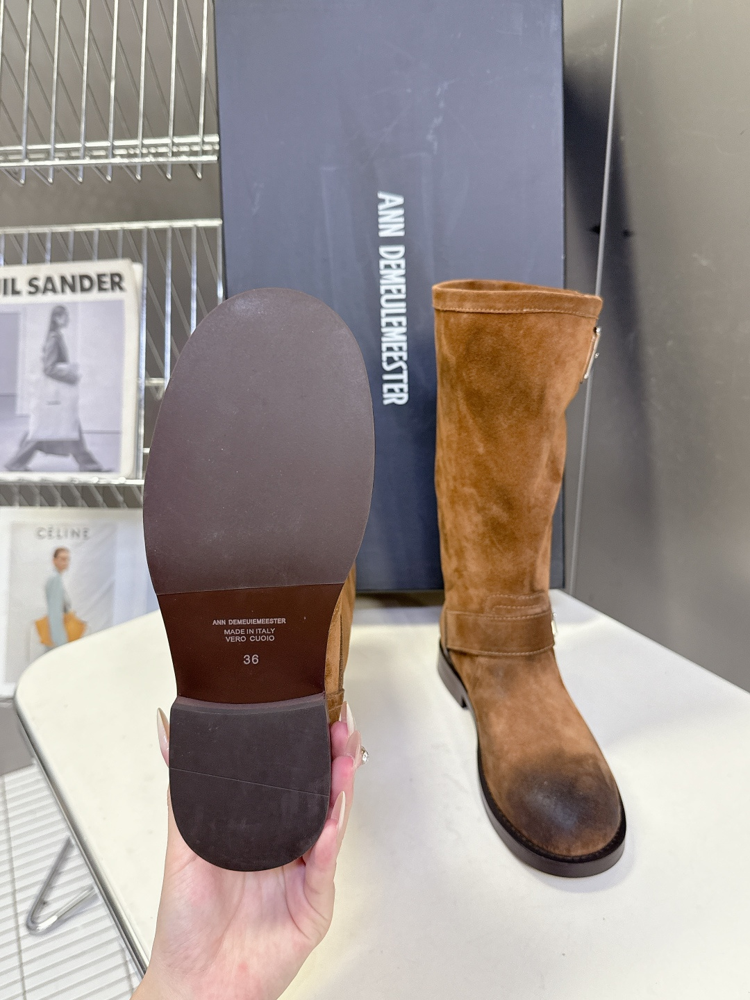 Ann Demeulemeester 秋冬最新款长靴 超多明星网红种草 原版一比一完美复刻 Ann 以悠