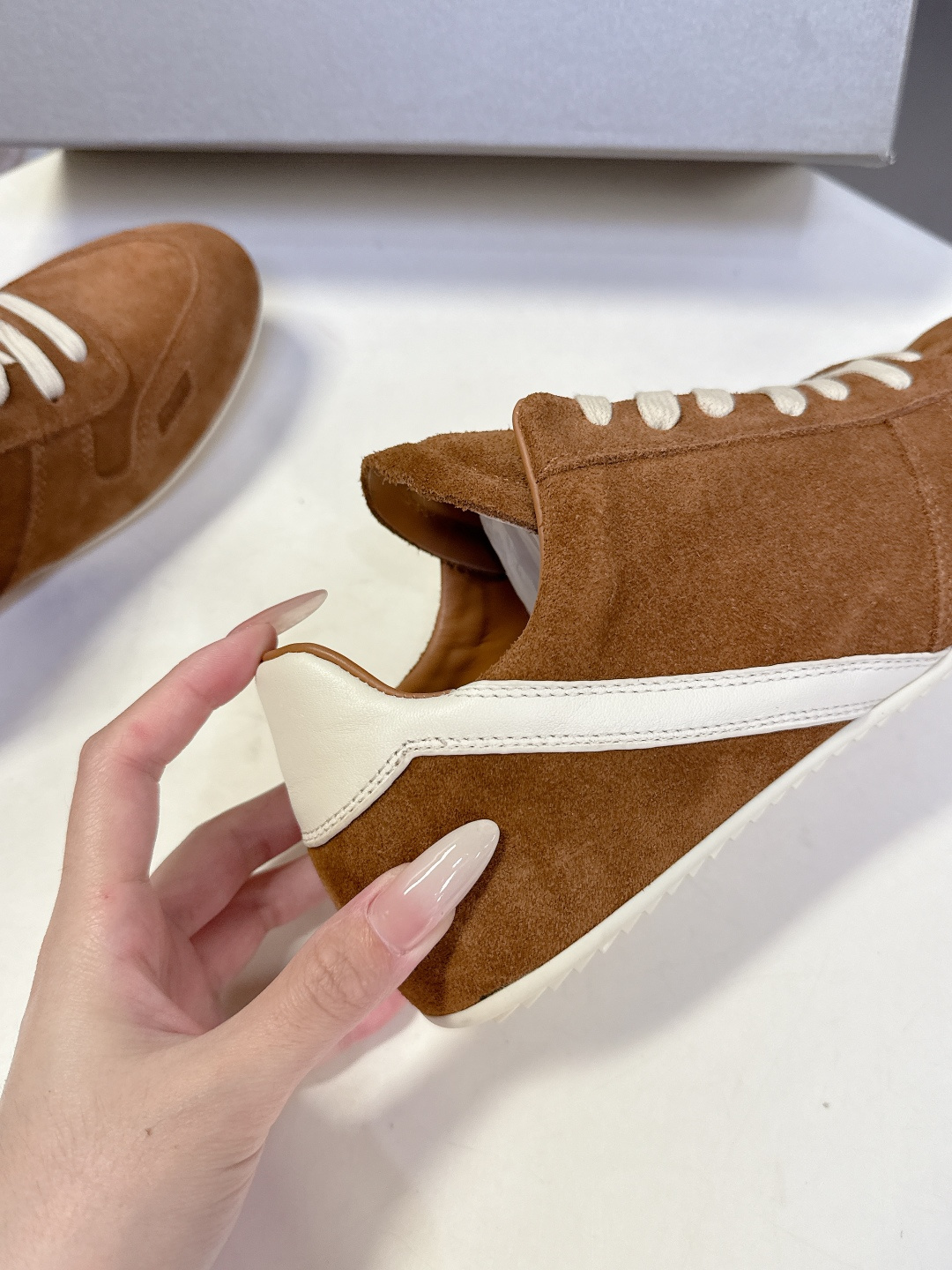 男装➕10 Rick Owens欧文斯最新情侣款复古运动 休闲鞋 德训鞋 薄底鞋超多明星时尚博主种草 当