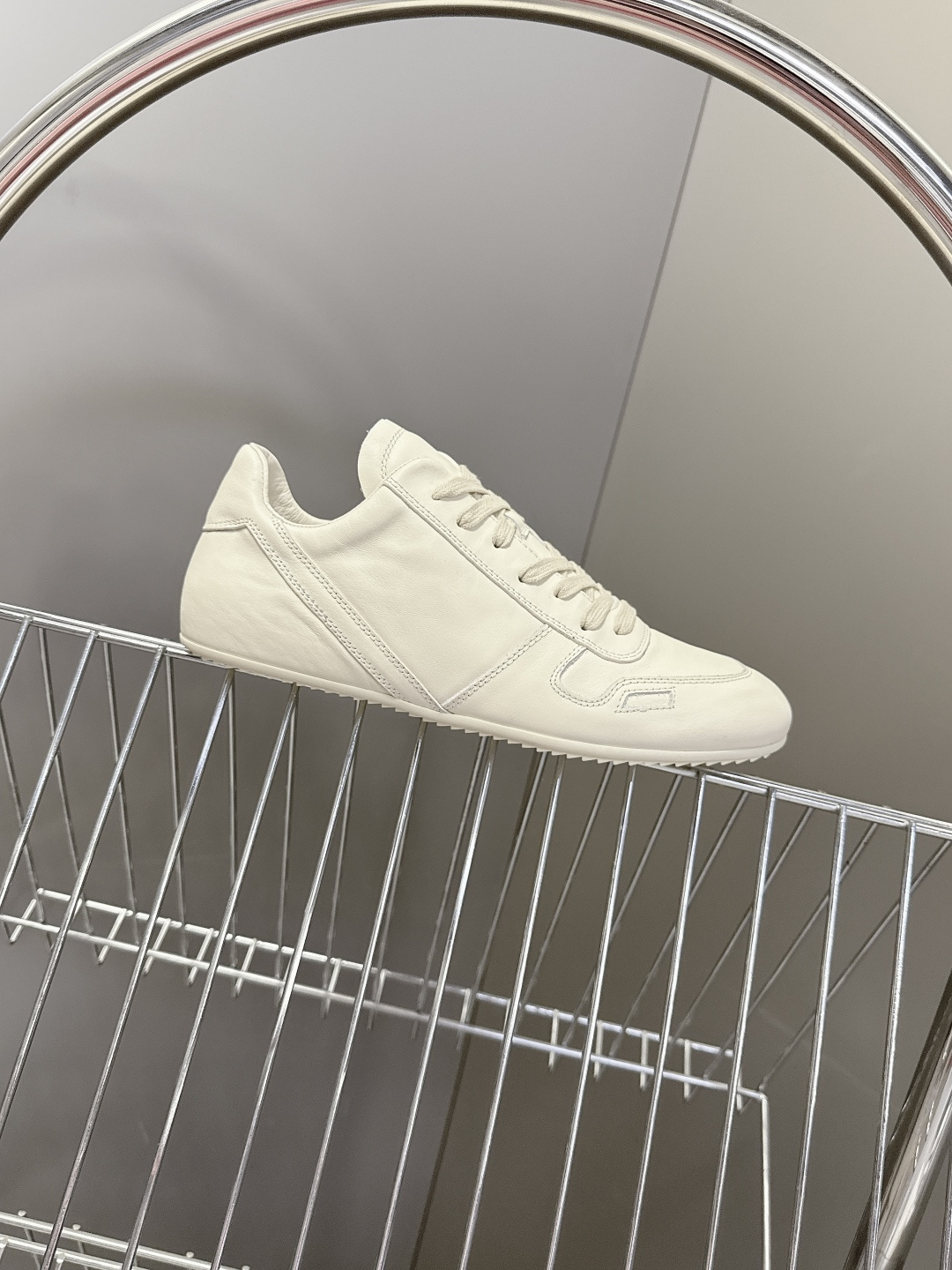 男装➕10 Rick Owens欧文斯最新情侣款复古运动 休闲鞋 德训鞋 薄底鞋超多明星时尚博主种草 当