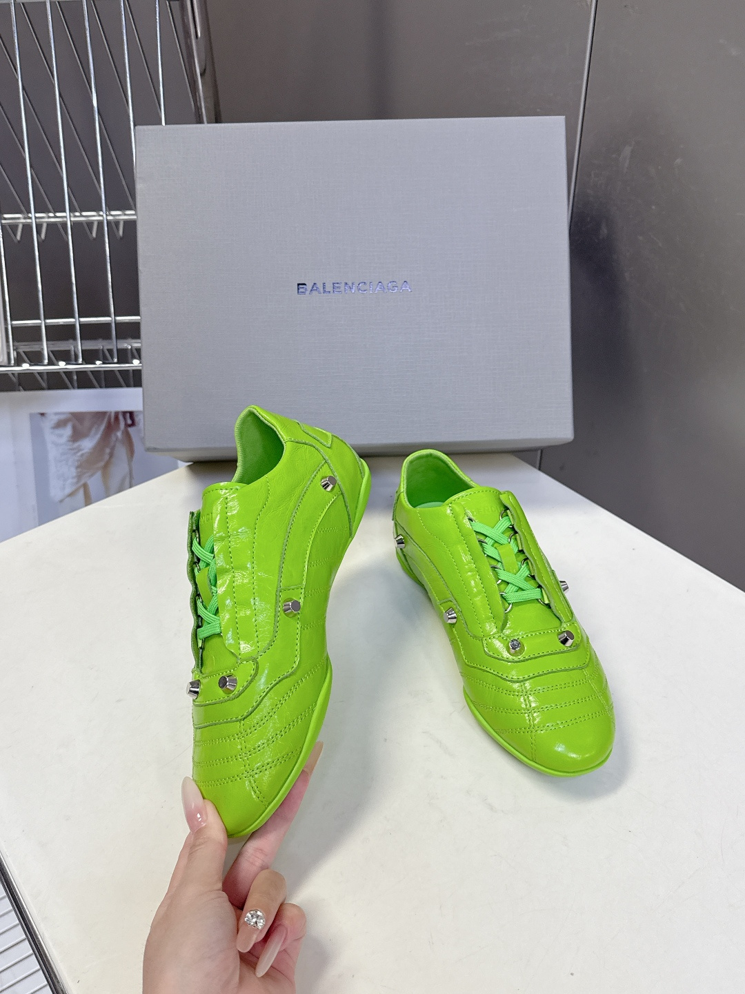 Balenciaga巴黎世家最新款棒球鞋 薄底鞋 休闲鞋超多明星时尚博主种草 原版购入开发做货 超火的薄