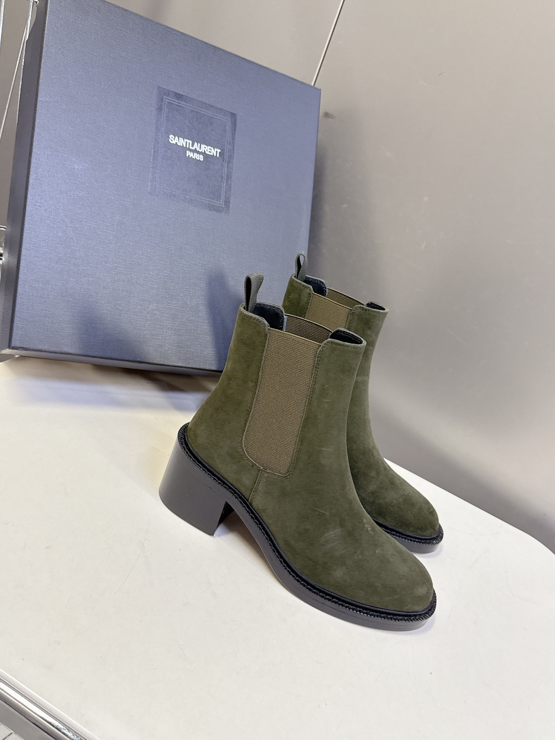 Saint Laurent圣罗兰秋冬最新款布洛克短靴 超多明星时尚博主种草 大小质感与原版完全一致✔️鞋