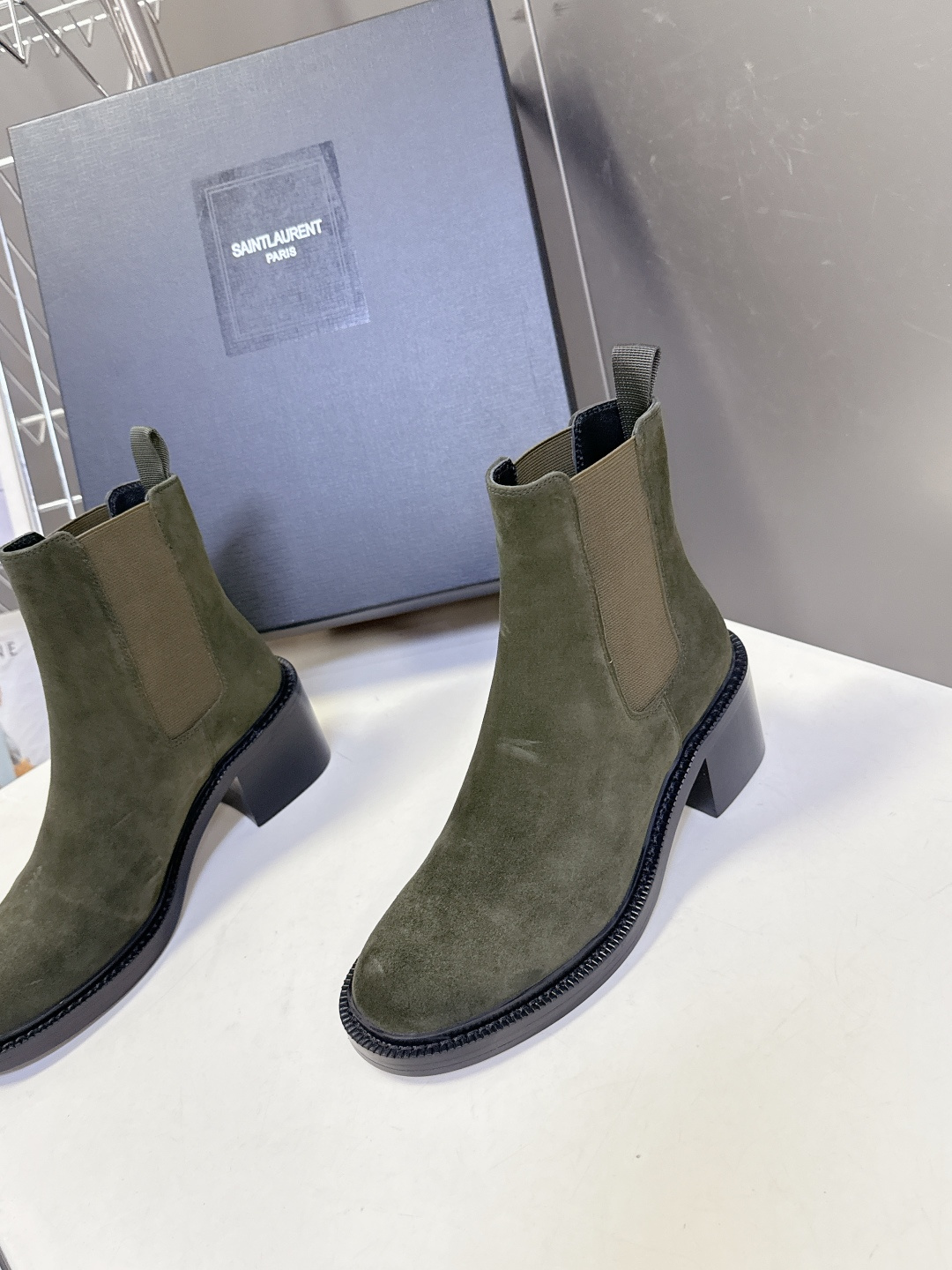 Saint Laurent圣罗兰秋冬最新款布洛克短靴 超多明星时尚博主种草 大小质感与原版完全一致✔️鞋