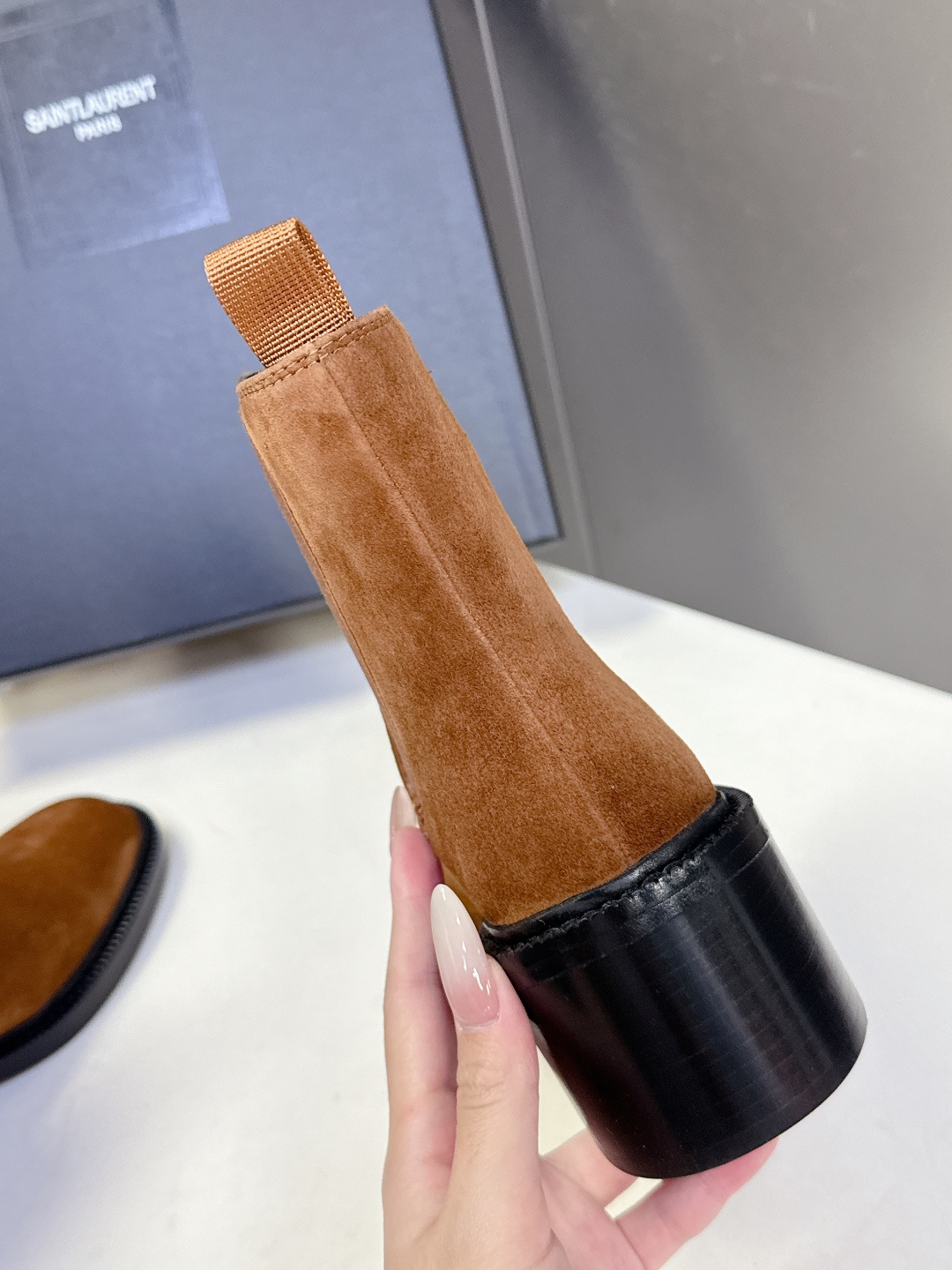 Saint Laurent圣罗兰秋冬最新款布洛克短靴 超多明星时尚博主种草 大小质感与原版完全一致✔️鞋