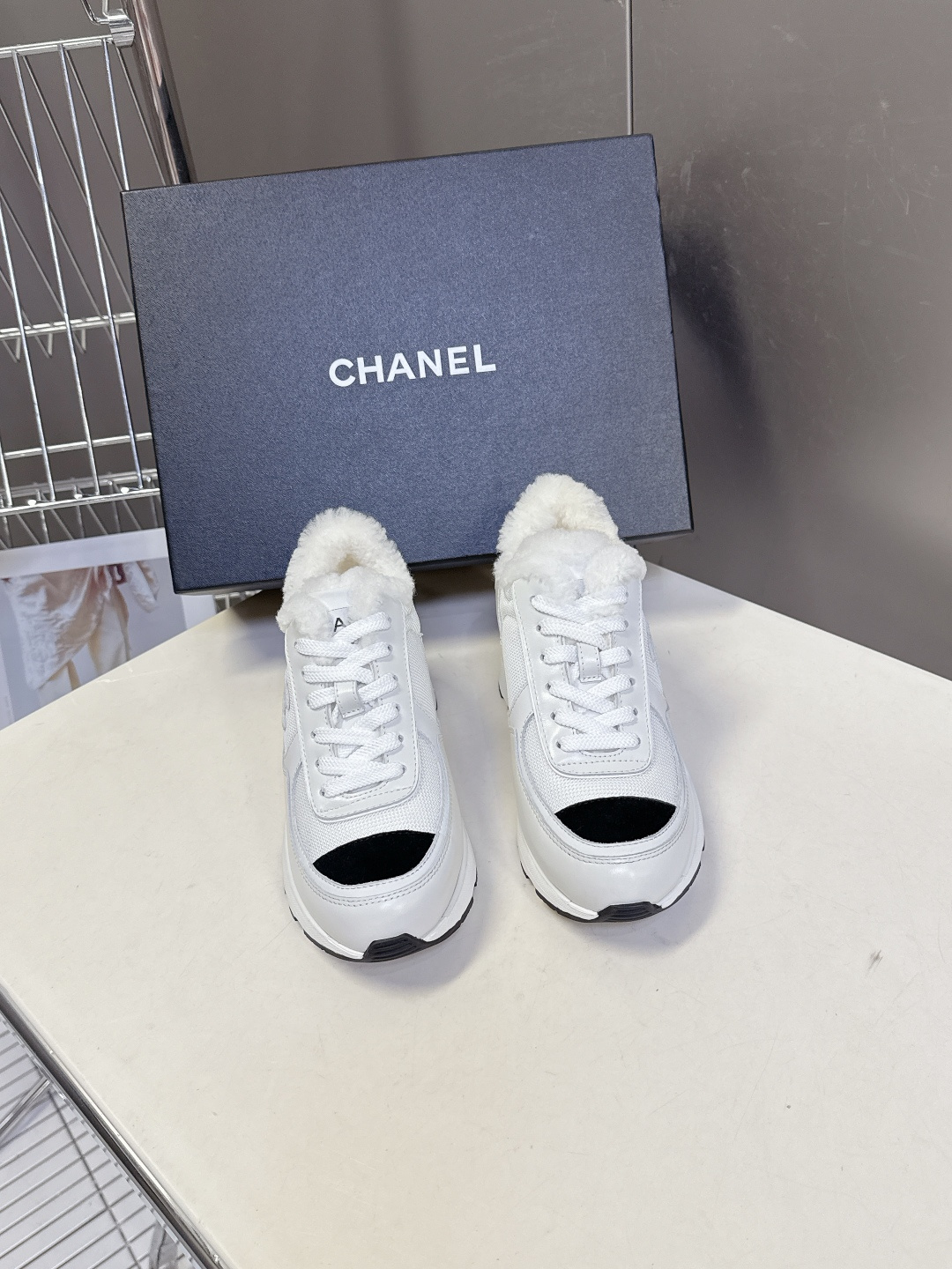 CHANEL 香奈儿25K秋冬最新款高跟复古毛毛运动鞋 超多明星时尚博主种草 专柜断货王 这季新款简直闭