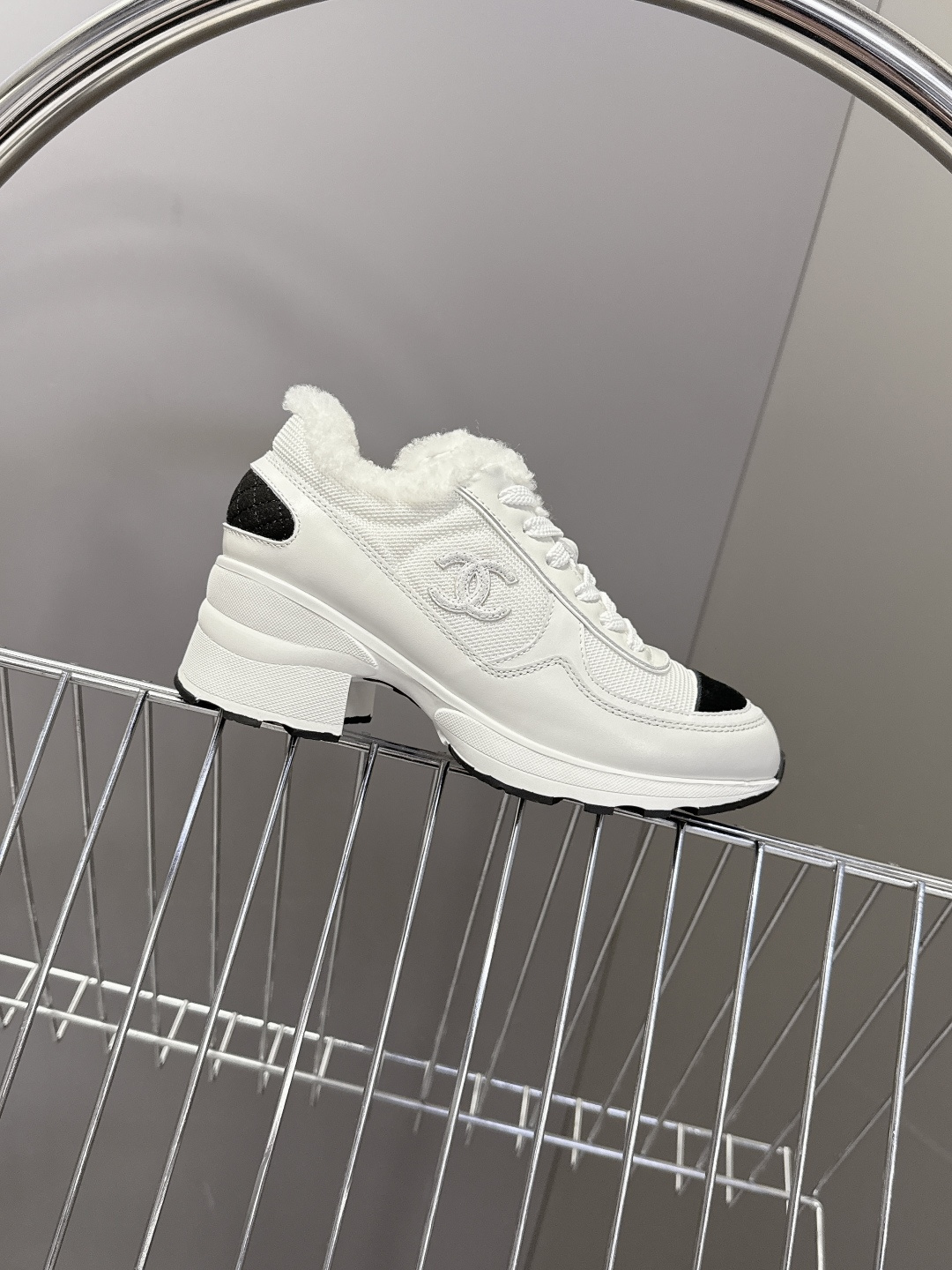 CHANEL 香奈儿25K秋冬最新款高跟复古毛毛运动鞋 超多明星时尚博主种草 专柜断货王 这季新款简直闭