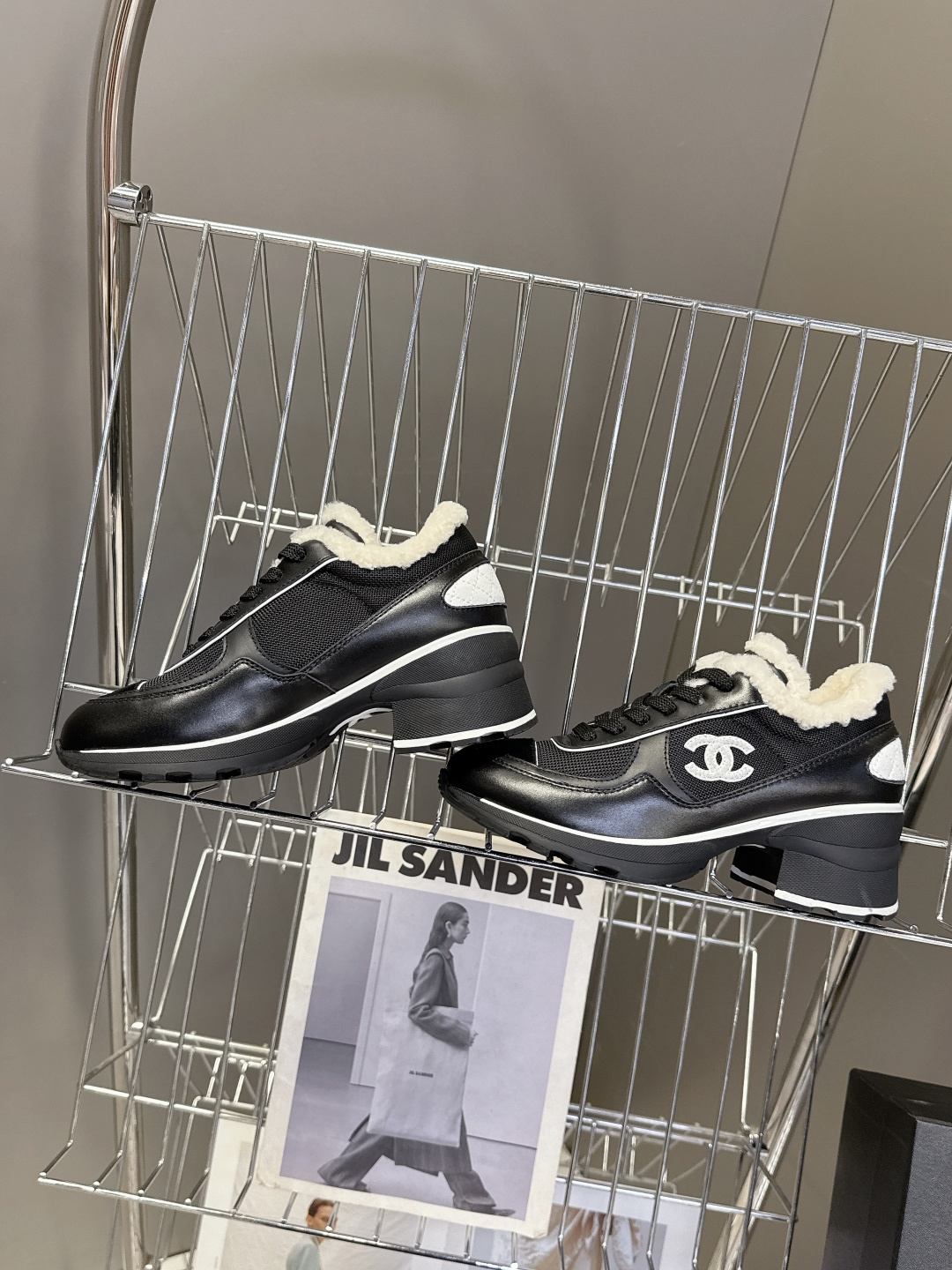 CHANEL 香奈儿25K秋冬最新款高跟复古毛毛运动鞋 超多明星时尚博主种草 专柜断货王 这季新款简直闭