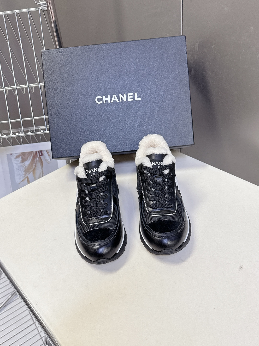 CHANEL 香奈儿25K秋冬最新款高跟复古毛毛运动鞋 超多明星时尚博主种草 专柜断货王 这季新款简直闭