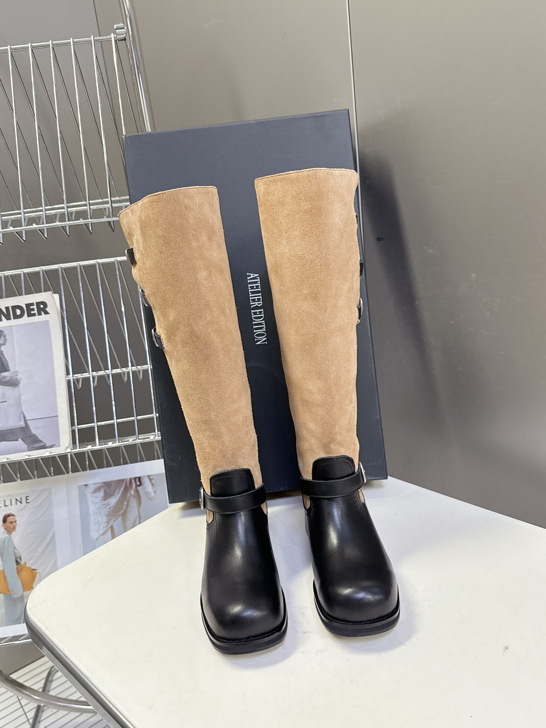 atelieredition小众品牌秋冬最新款 复古长靴超多明星网红种草 延续了经典骑士靴的靴筒包裹性与