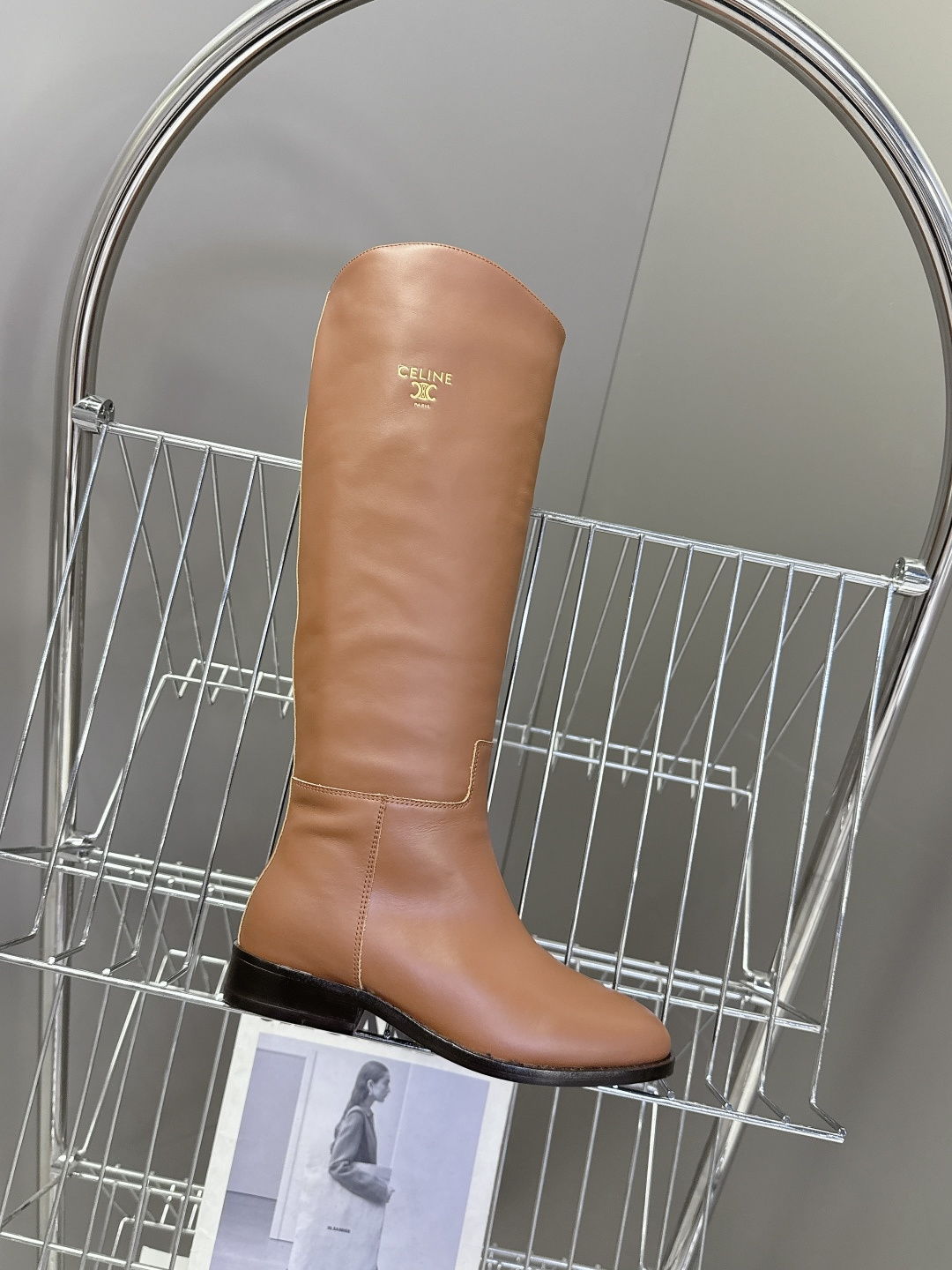 CELINE思琳2025秋冬专柜最新款骑士靴超多明星网红种草 时尚博主同款 早秋力推单品！复古欧美风格 