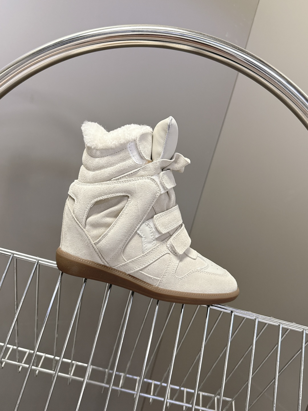 ISABEL MARANT 伊莎贝尔秋冬最新款毛毛高帮鞋 超多明星网红博主热推款 妥妥的增高神器 一双简