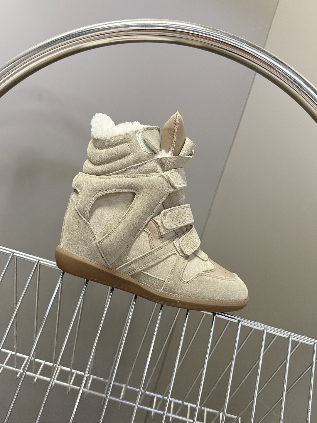 ISABEL MARANT 伊莎贝尔秋冬最新款毛毛高帮鞋 超多明星网红博主热推款 妥妥的增高神器 一双简