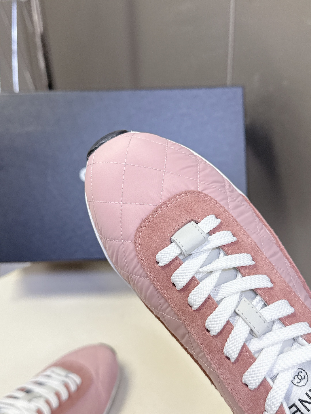 CHANEL香奈儿菱格纹棒球鞋 网球鞋 休闲 运动鞋原版购入开发 做货 小香最新隐藏款网球鞋软菱格纹 柔