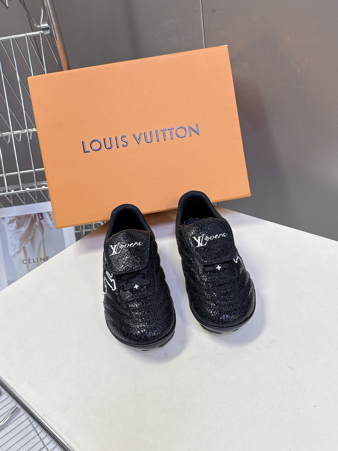 LV路易威登最新Footprint系列 情侣款足球运动鞋原版购入开发 做货 这款 Footprint S