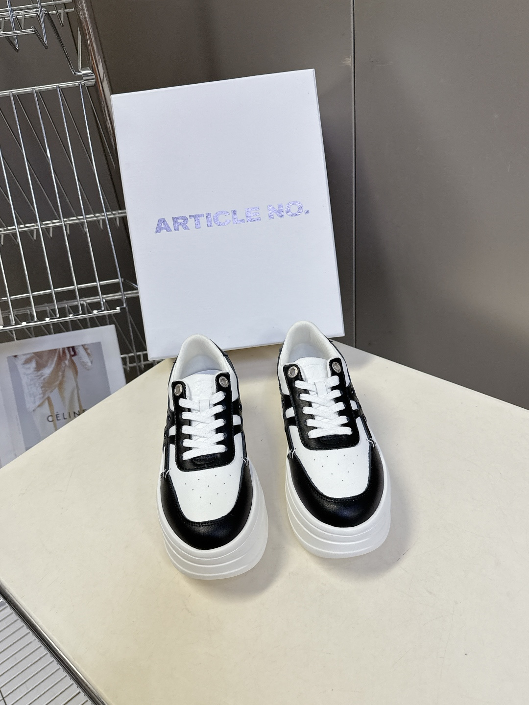 ARTICLE NO 小众品牌春夏最新款厚底 小白鞋 休闲鞋 超多明星网红种草 超级百搭款 搭配拖地裤 