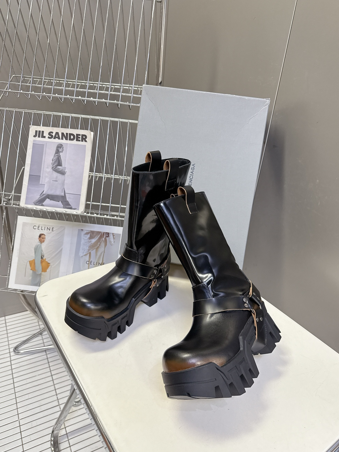 BALENCIAGA 巴黎世家Bulldozer Boots推土机系列 超多明星网红种草 原版复刻版本 细节图肉眼可见 