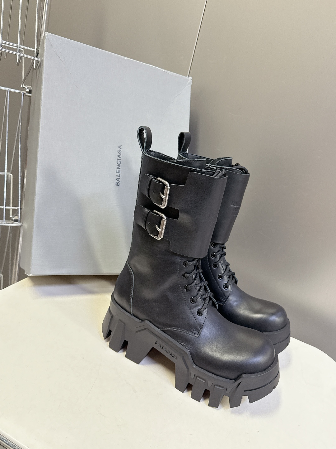 BALENCIAGA 巴黎世家Bulldozer Boots推土机系列 超多明星网红种草 原版复刻版本 细节图肉眼可见 