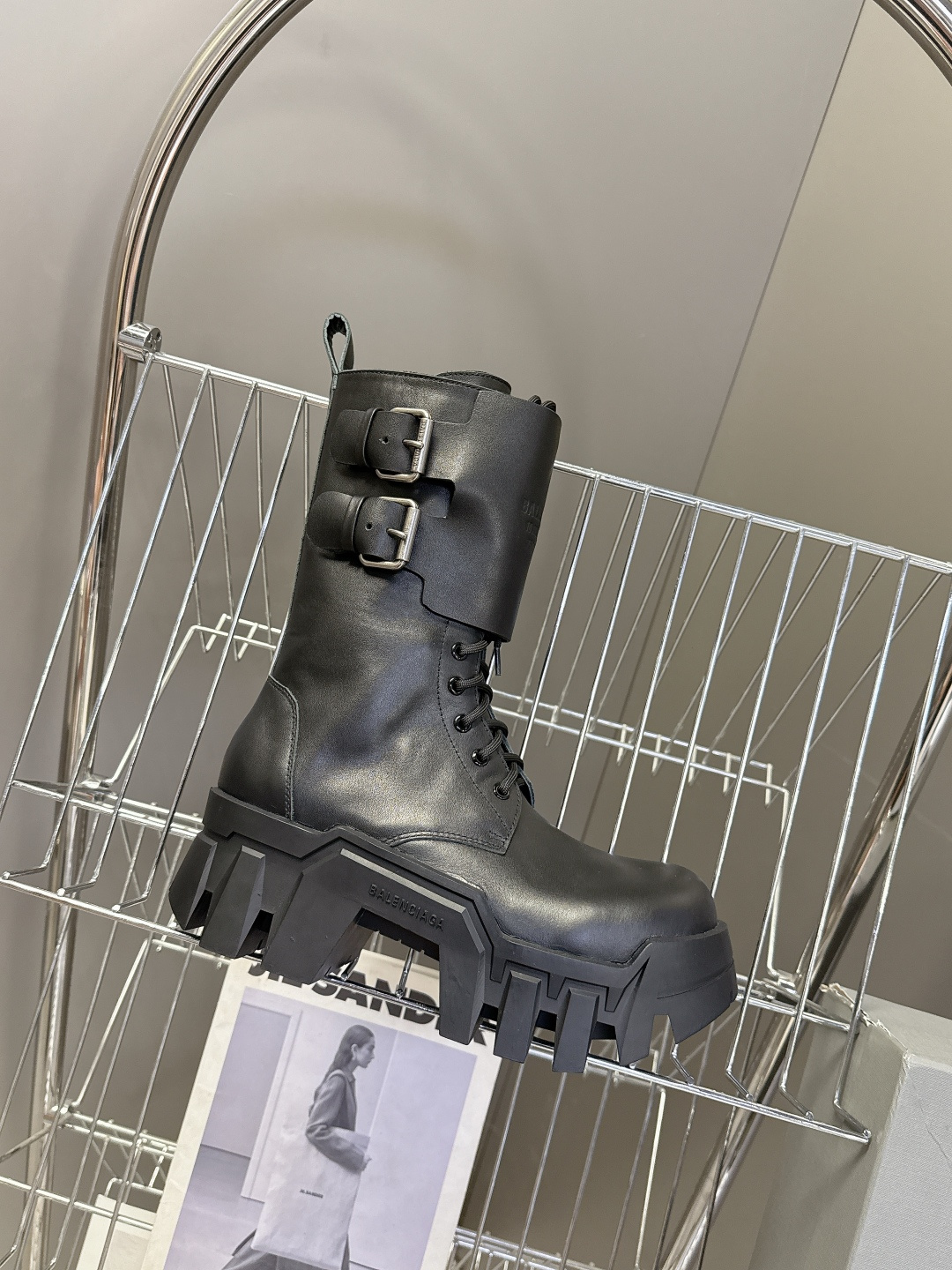 BALENCIAGA 巴黎世家Bulldozer Boots推土机系列 超多明星网红种草 原版复刻版本 细节图肉眼可见 