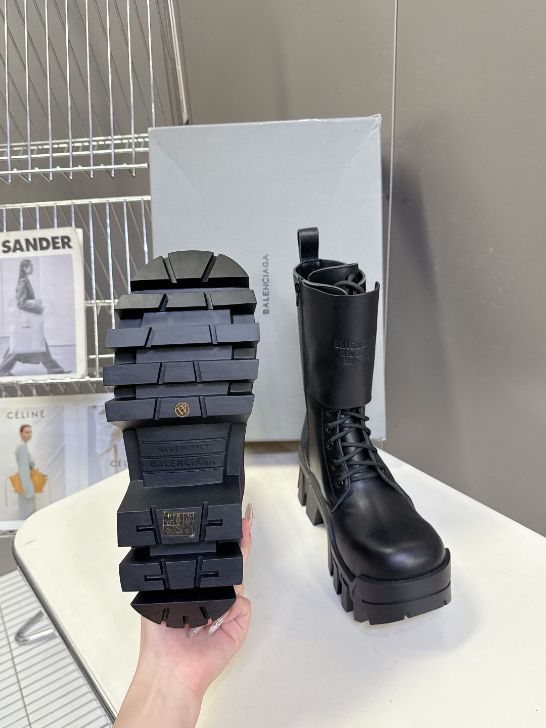 BALENCIAGA 巴黎世家Bulldozer Boots推土机系列 超多明星网红种草 原版复刻版本 细节图肉眼可见 