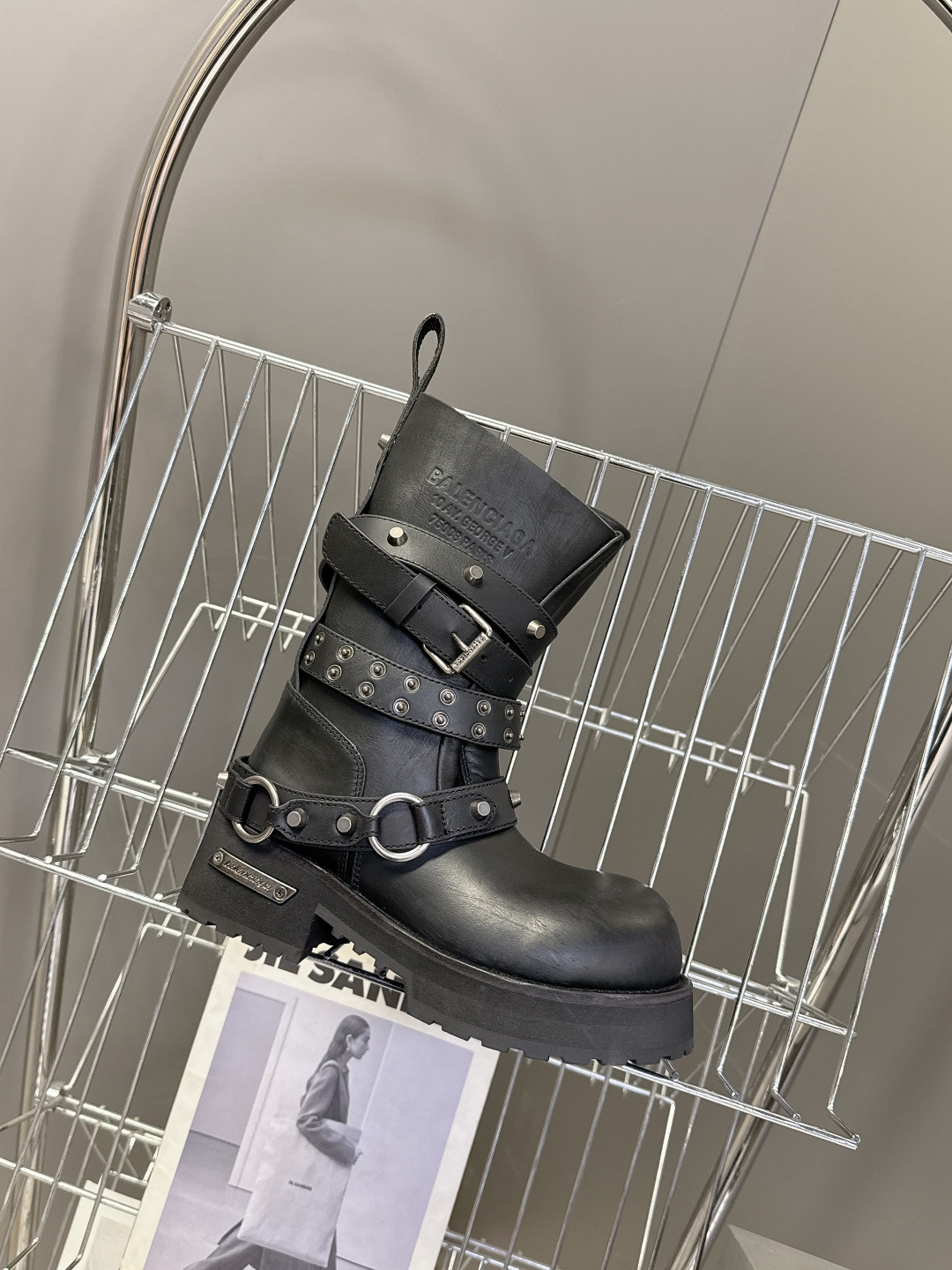 男➕20 Balenciaga巴黎世家25FW毒液Venom情侣款高筒靴 中筒靴 请认准高版本 这款靴子