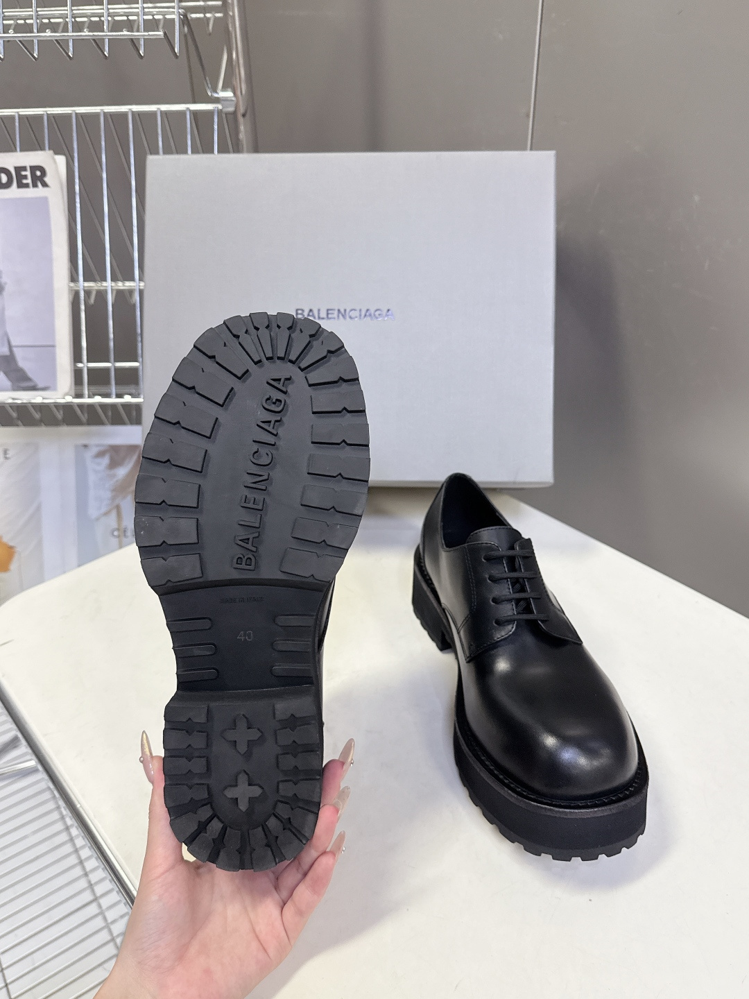 Balenciaga巴黎世家25FW毒液Venom情侣款高筒靴 中筒靴 皮鞋 请认准高版本 这款靴子在设