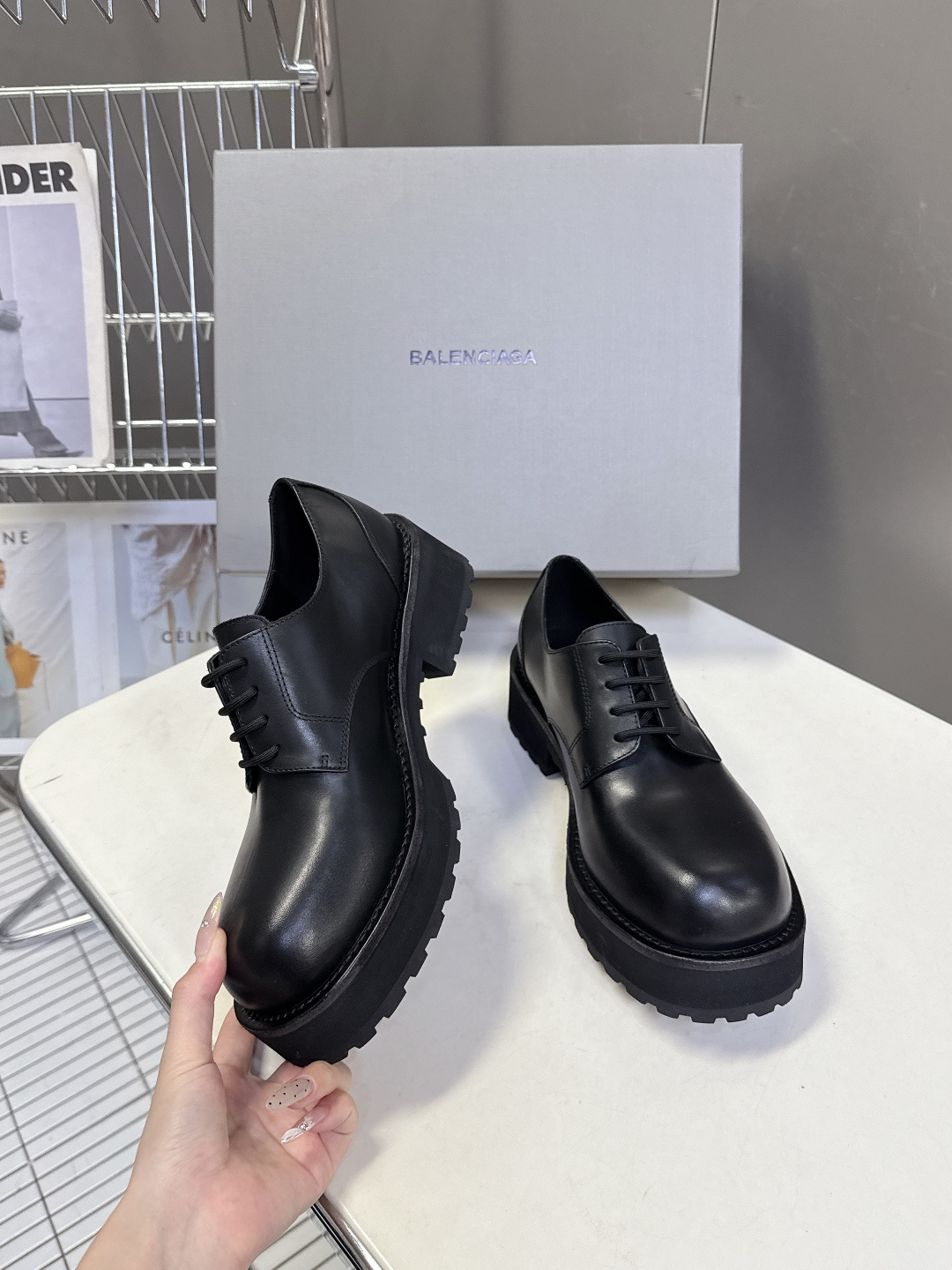Balenciaga巴黎世家25FW毒液Venom情侣款高筒靴 中筒靴 皮鞋 请认准高版本 这款靴子在设