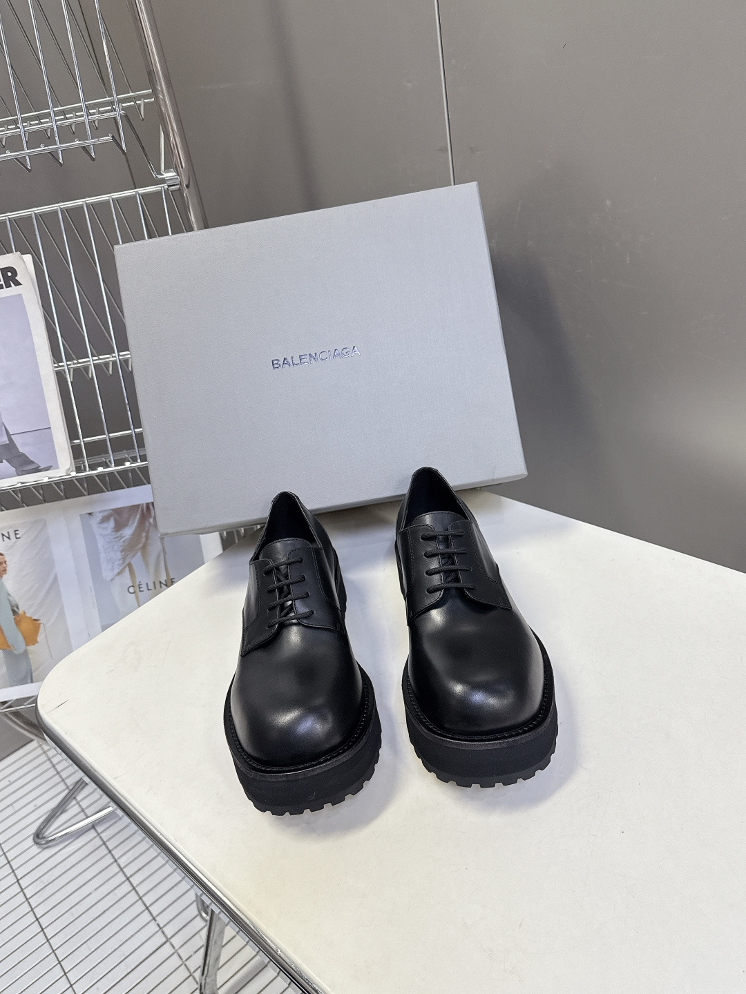 Balenciaga巴黎世家25FW毒液Venom情侣款高筒靴 中筒靴 皮鞋 请认准高版本 这款靴子在设