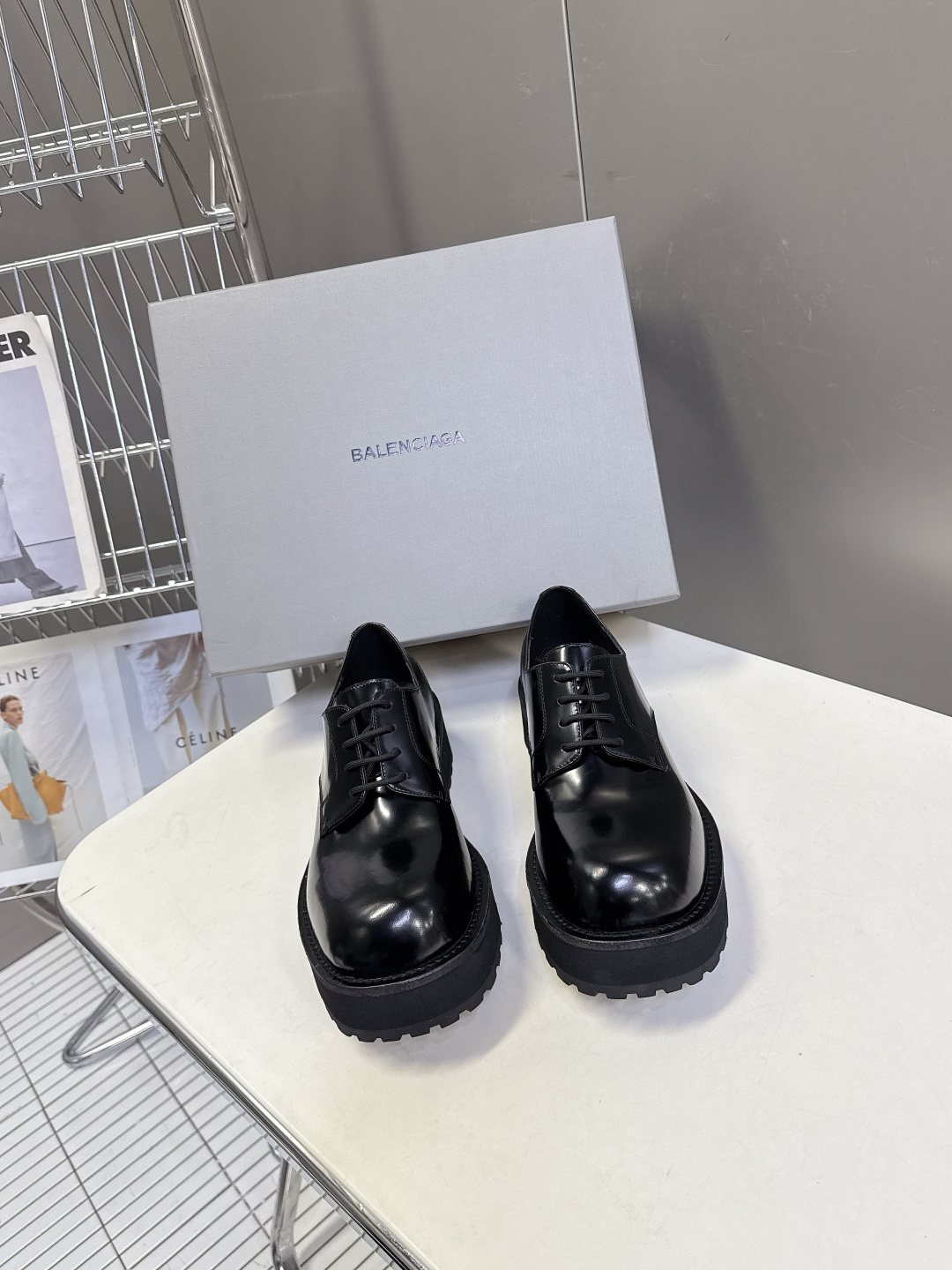 Balenciaga巴黎世家25FW毒液Venom情侣款高筒靴 中筒靴 皮鞋 请认准高版本 这款靴子在设