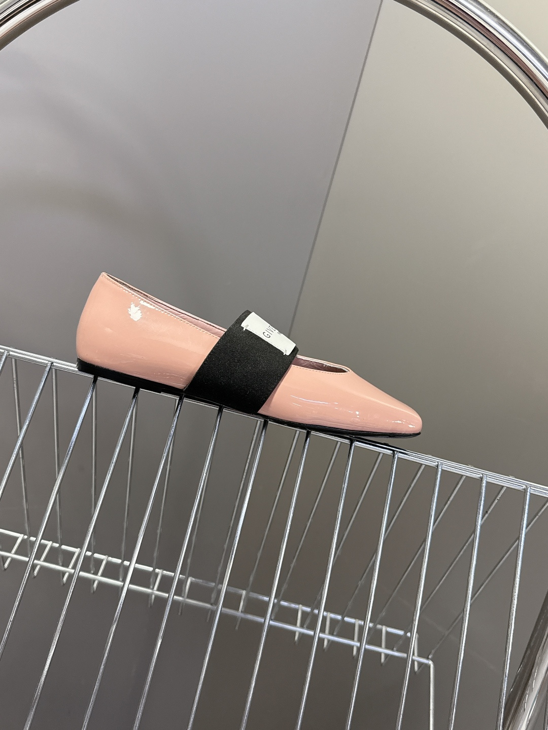 Givenchy纪梵希章若楠同款Sliced Square方头芭蕾舞平底鞋超多明星时尚博主种草 裁切方头