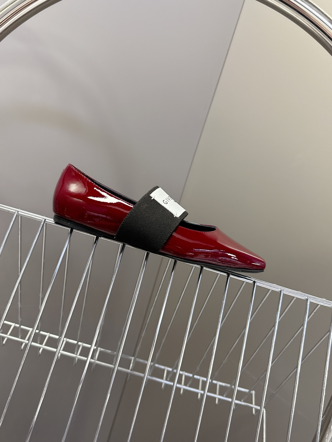 Givenchy纪梵希章若楠同款Sliced Square方头芭蕾舞平底鞋超多明星时尚博主种草 裁切方头