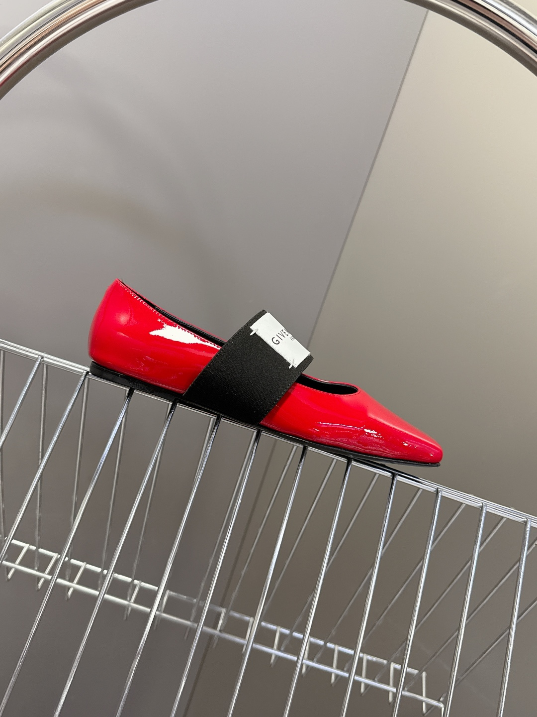 Givenchy纪梵希章若楠同款Sliced Square方头芭蕾舞平底鞋超多明星时尚博主种草 裁切方头