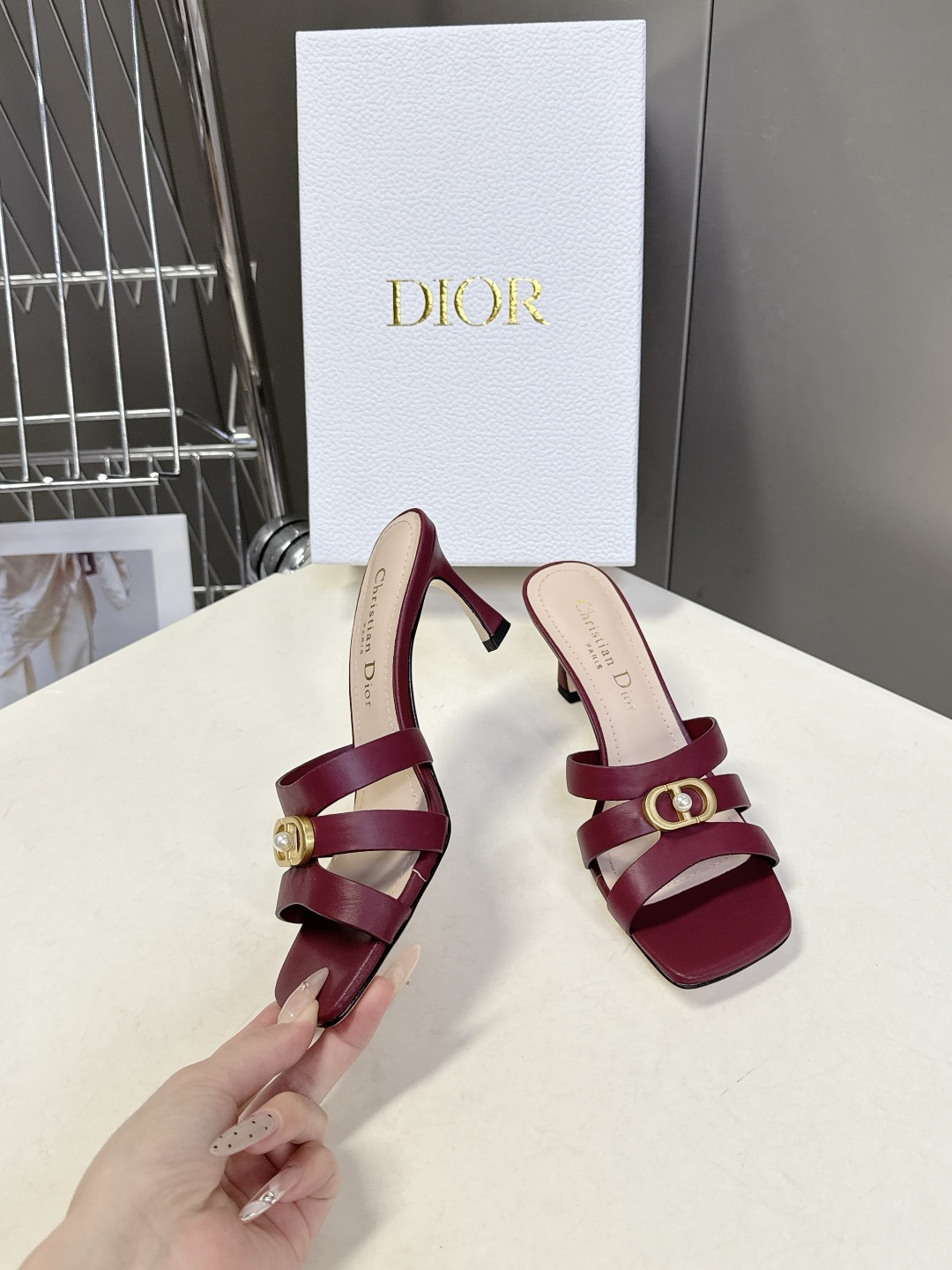 dior迪奥2026春夏最新走秀款粗跟时装鞋 超多明星时尚博主种草 每个女孩鞋柜都必须有一双D家时装鞋 