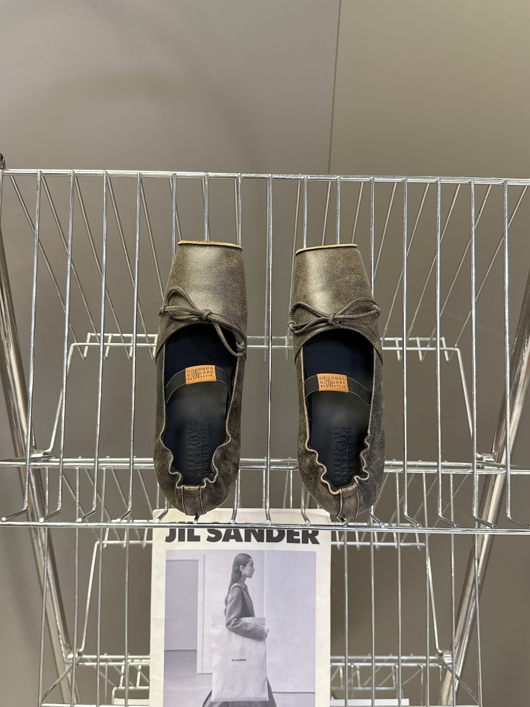 MM6马吉拉方头蝴蝶结芭蕾舞玛丽珍跳舞鞋 超多明星网红种草 MM6 Maison Margiela方头芭