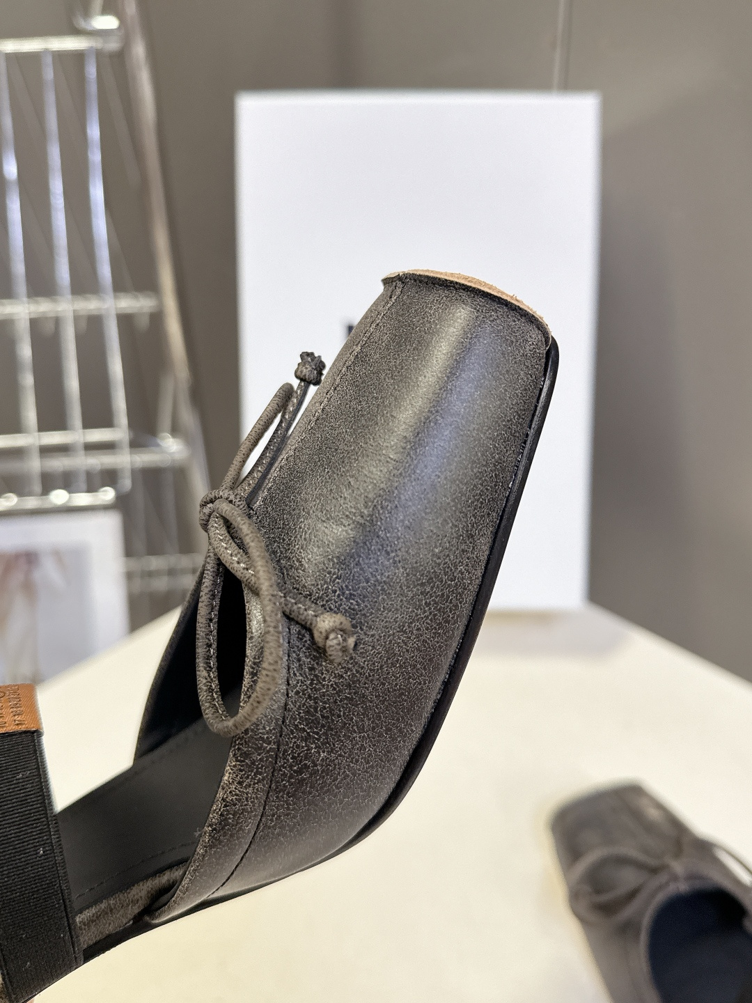 MM6马吉拉方头蝴蝶结芭蕾舞玛丽珍跳舞鞋 超多明星网红种草 MM6 Maison Margiela方头芭