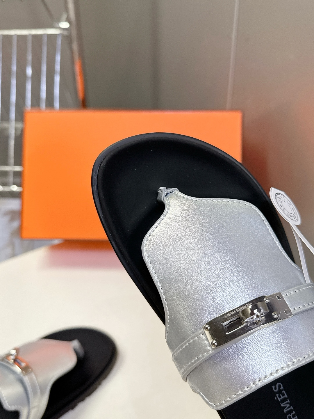 男➕10【ΗERMES 】爱马仕春夏经典情侣款二舅拖鞋 Chypre 丑萌丑萌二舅拖鞋——老头拖鞋，上脚