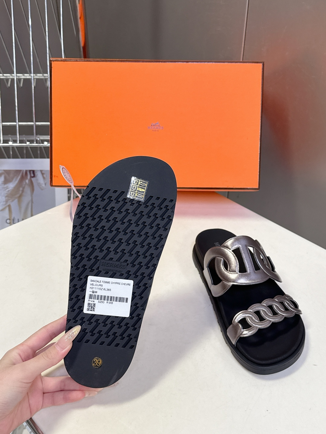 男➕10【ΗERMES 】爱马仕春夏经典猪鼻拖鞋 Chypre 丑萌丑萌猪鼻鞋——老头拖鞋，上脚简直太舒