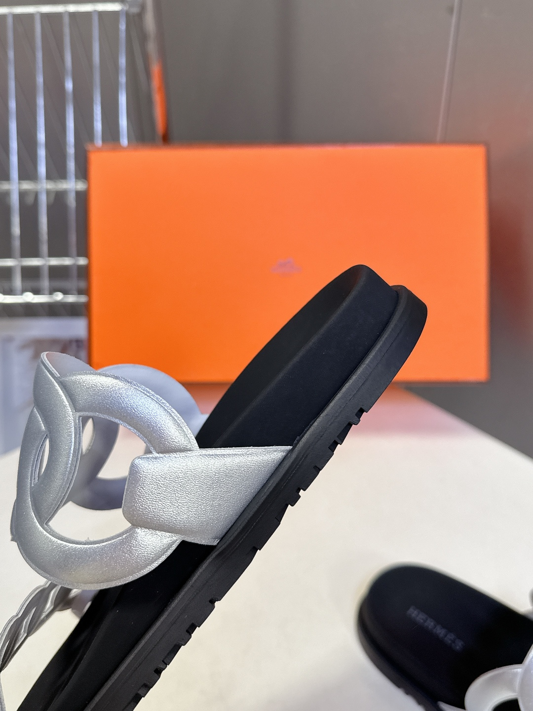 男➕10【ΗERMES 】爱马仕春夏经典猪鼻拖鞋 Chypre 丑萌丑萌猪鼻鞋——老头拖鞋，上脚简直太舒