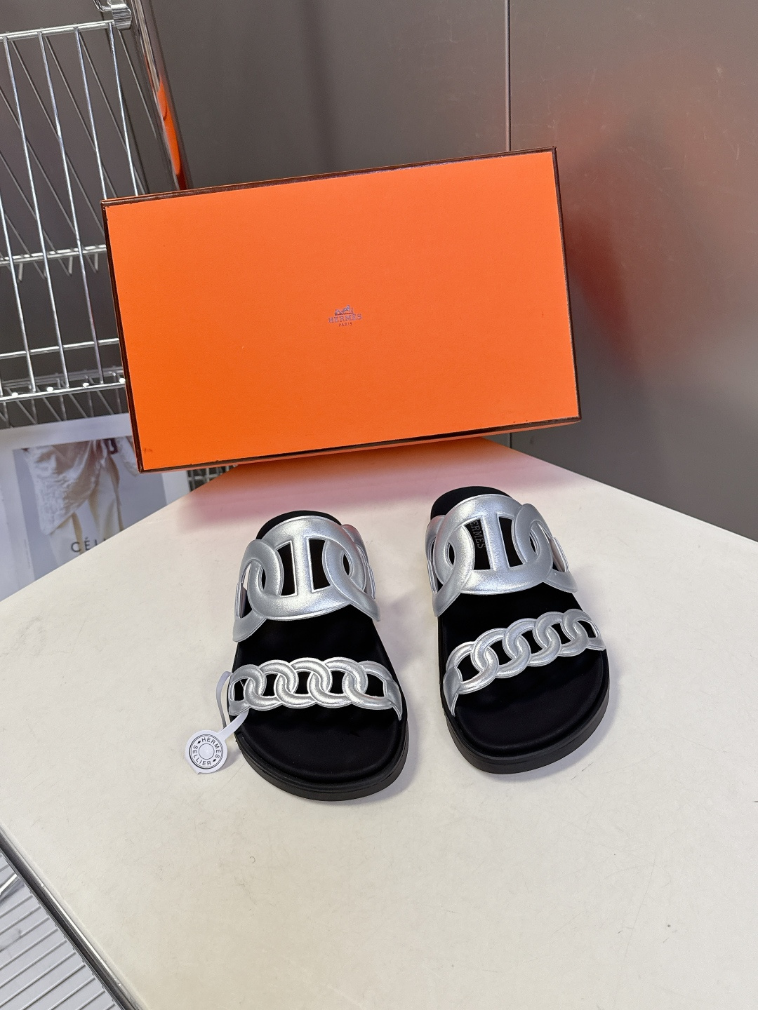 男➕10【ΗERMES 】爱马仕春夏经典猪鼻拖鞋 Chypre 丑萌丑萌猪鼻鞋——老头拖鞋，上脚简直太舒