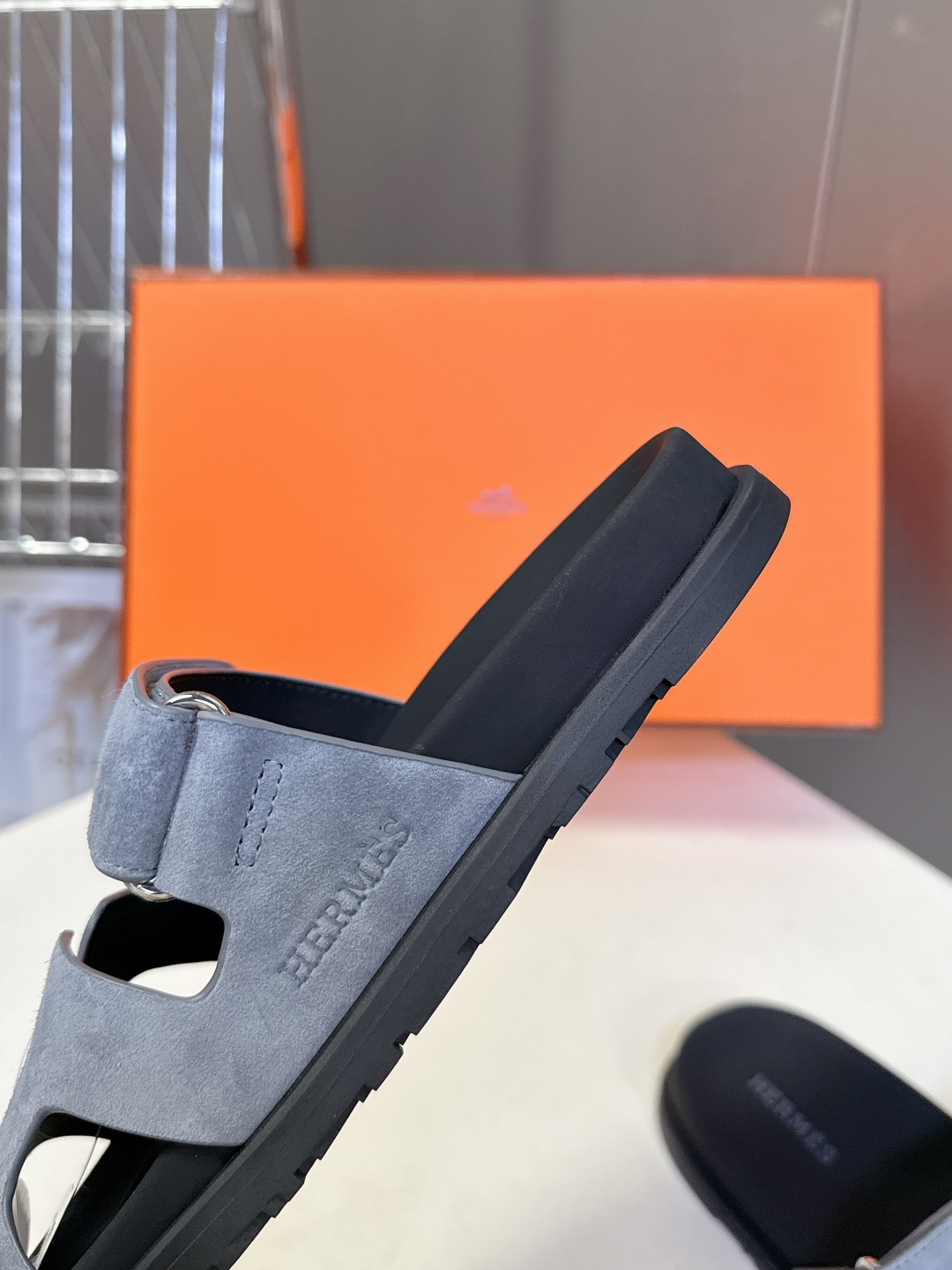 男➕10【ΗERMES 】爱马仕春夏经典情侣款二舅拖鞋 Chypre 丑萌丑萌二舅拖鞋——老头拖鞋，上脚