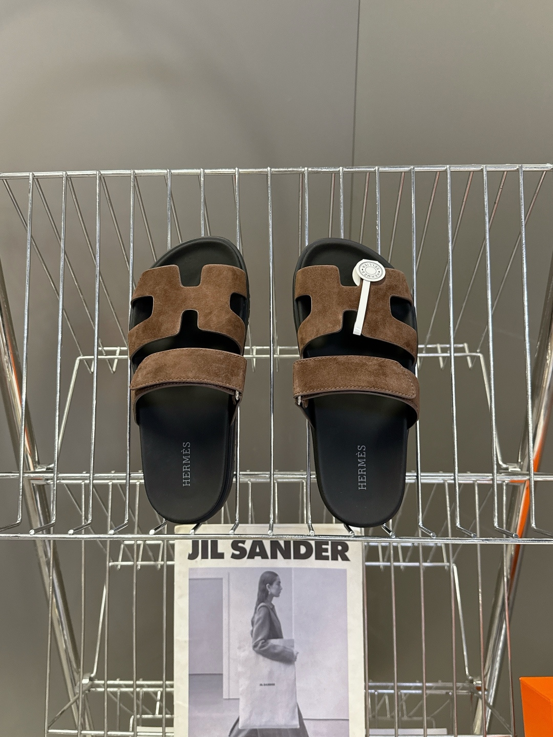 男➕10【ΗERMES 】爱马仕春夏经典情侣款二舅拖鞋 Chypre 丑萌丑萌二舅拖鞋——老头拖鞋，上脚