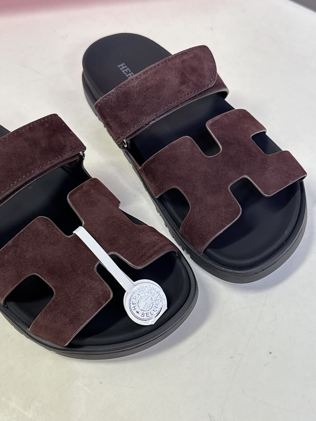 男➕10【ΗERMES 】爱马仕春夏经典情侣款二舅拖鞋 Chypre 丑萌丑萌二舅拖鞋——老头拖鞋，上脚