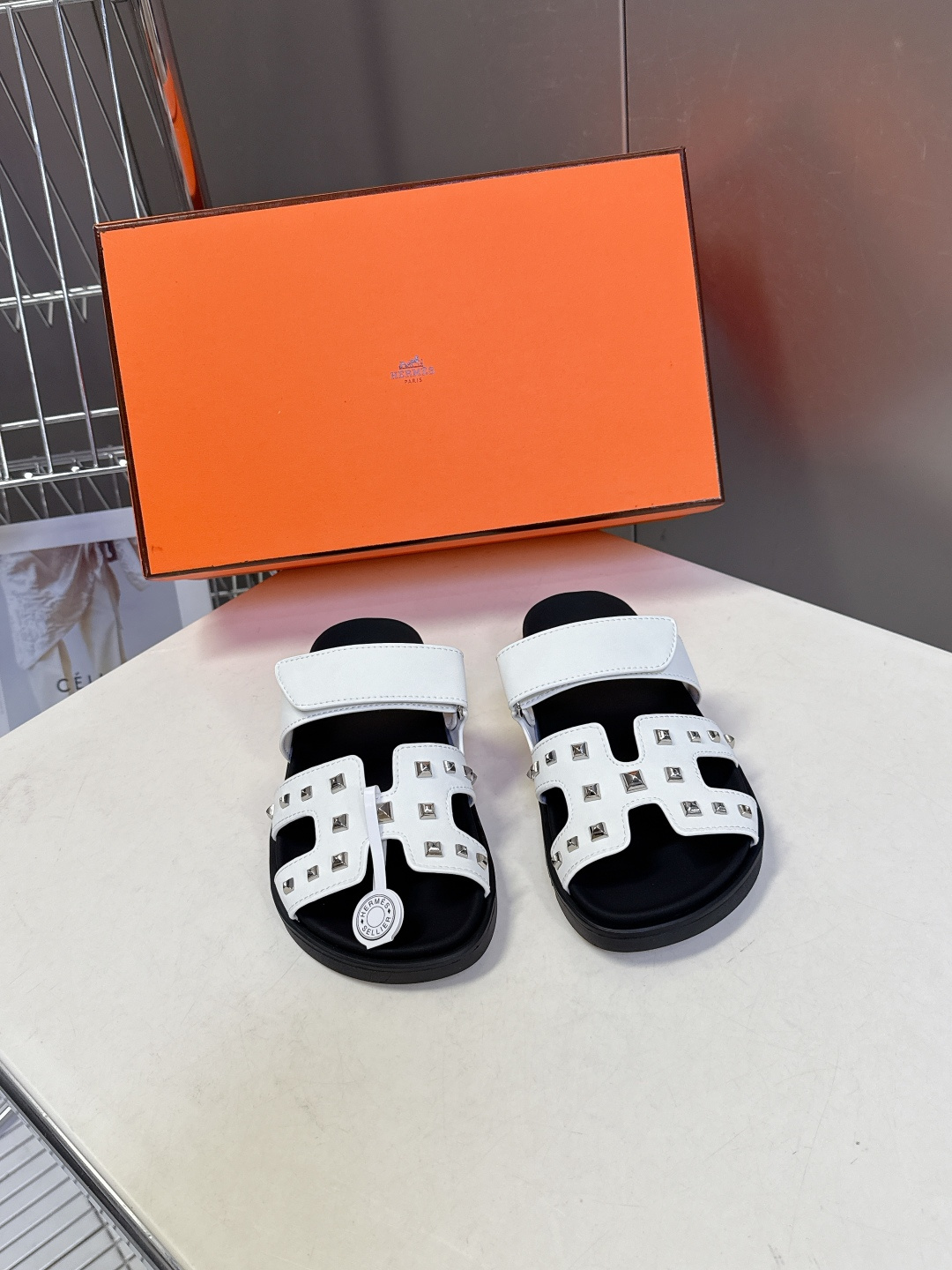男➕10【ΗERMES 】爱马仕春夏经典情侣款二舅拖鞋 Chypre 丑萌丑萌二舅拖鞋——老头拖鞋，上脚