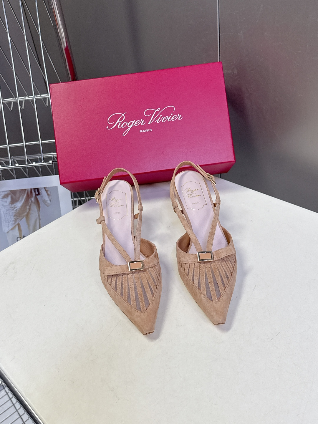 Roger Vivier罗杰·维维亚2026春夏最新款时装鞋超多明星网红种草 经典的尖头设计 蝴蝶结扣装