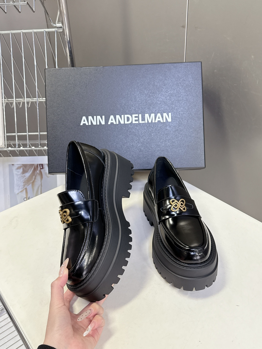 Unknown ANN ANDELMAN春夏最新款厚底 乐福鞋皮鞋